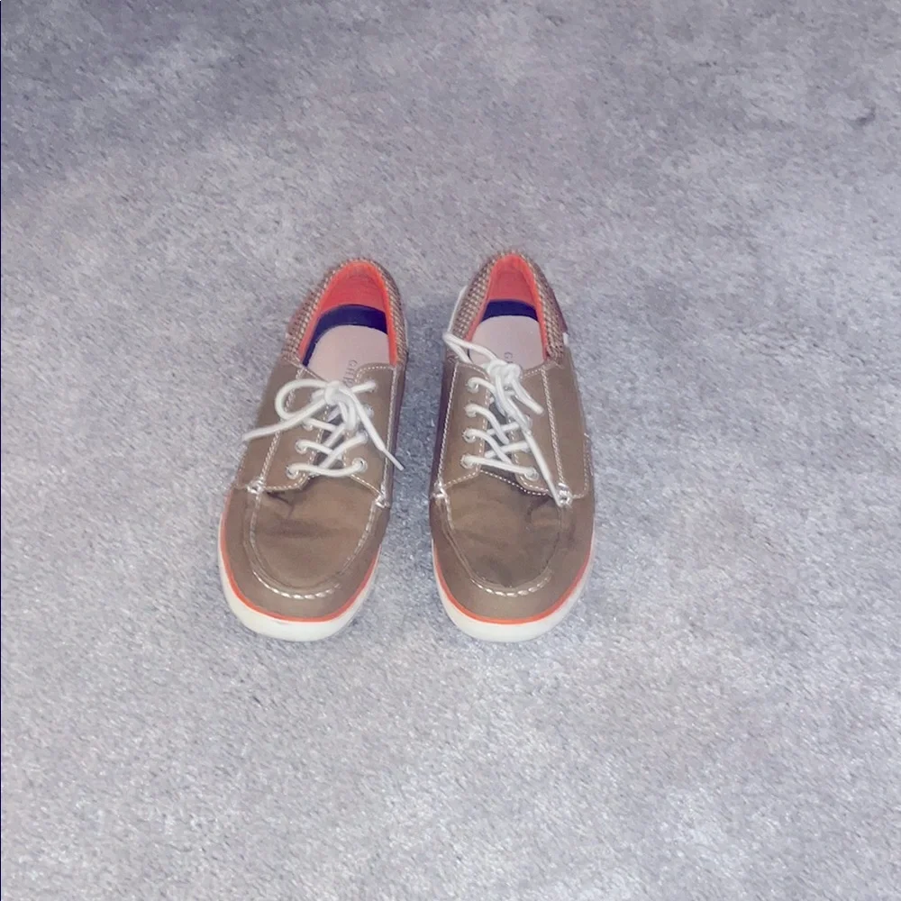 Bass Pro Shops Tan Boat Shoes Comfortable Lace-Up Design size 10
